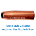 Tweco 23-37 Ugello gas isolato 9.5mm